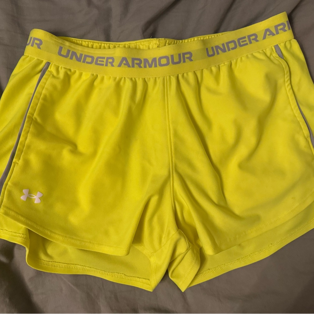 Under Armour Yellow Women's Shorts